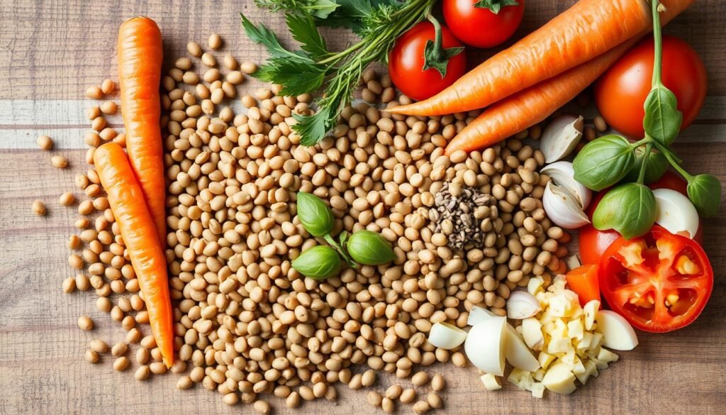 Lentejas Ingredients