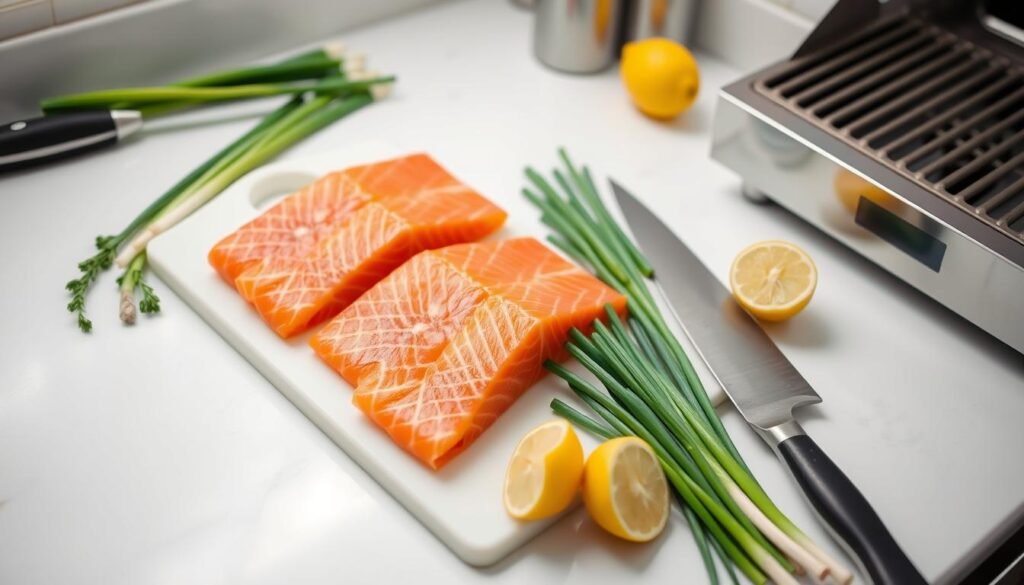 Salmon Kama Preparation