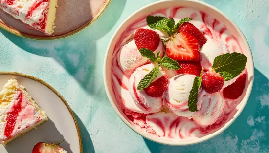 Delicious Strawberry Shortcake Ice Cream Recipe